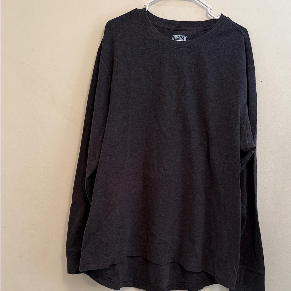Duluth Trading Co Charcoal Long Sleeve Tee